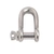 Trojan D Shackle 316 Stainless 10mm 1200kg