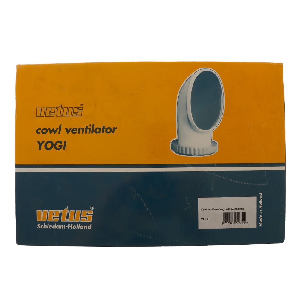 VETUS Yogi S Boat Cowl Ventilator 125mm