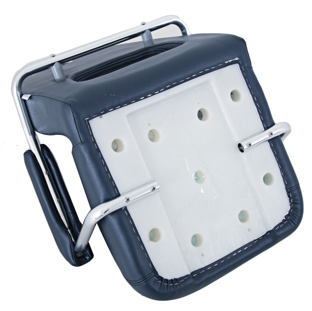 V-Quipment Sailor Helm Boat Seat Aluminium Frame Blue