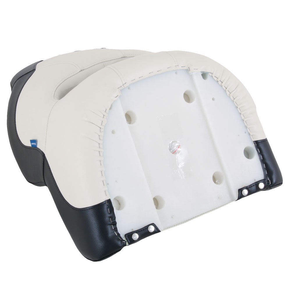 V-Quipment Pilot Sports Helm Seat with Flip Up Squab Black/White