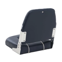 V-Quipment First Mate Deluxe Folding Seat Dark Blue with White Seams Thumbnail V-Quipment First Mate Deluxe Folding Seat Dark Blue with White Seams