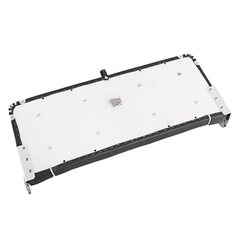 V-Quipment First Class Deluxe Folding Bench Seat Dark Blue with White Seams