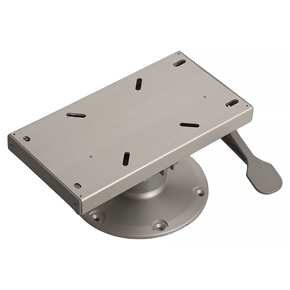 V-Quipment Low Profile Seat Pedestal with Swivel and Slide 15cm