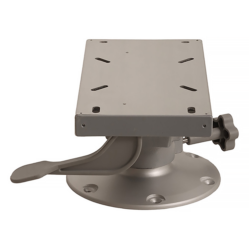 V-Quipment Low Profile Seat Pedestal with Swivel and Slide 15cm