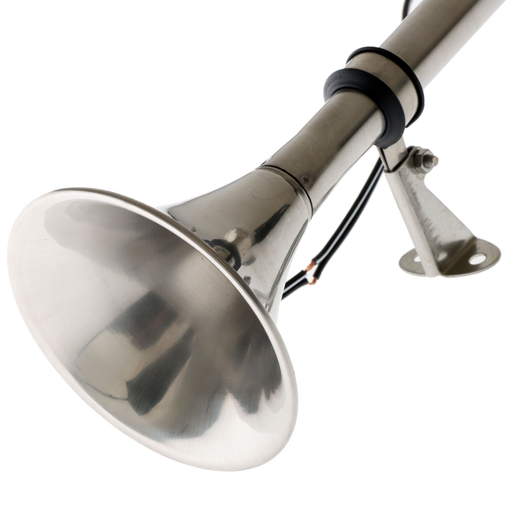 V-Quipment Low Pitch Stainless Steel Trumpet Horn 12v