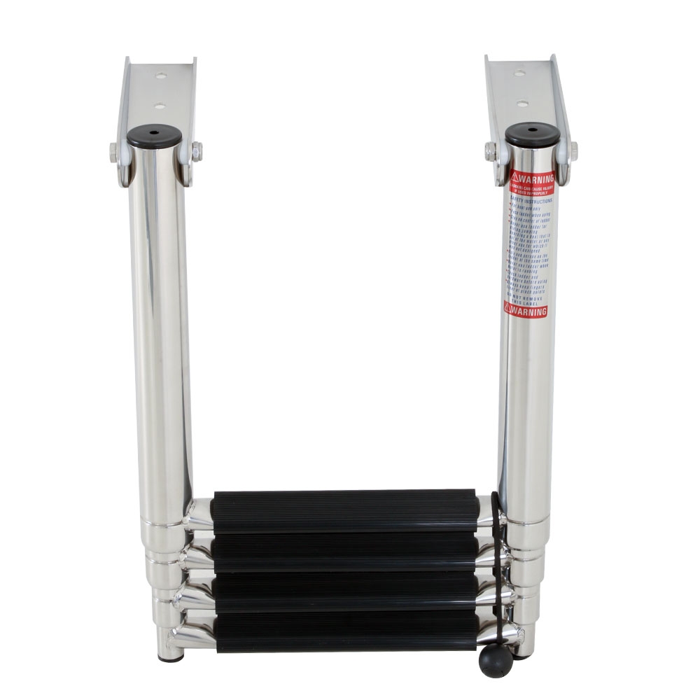 V-Quipment 4-Step Telescopic Stainless Steel Boarding Ladder