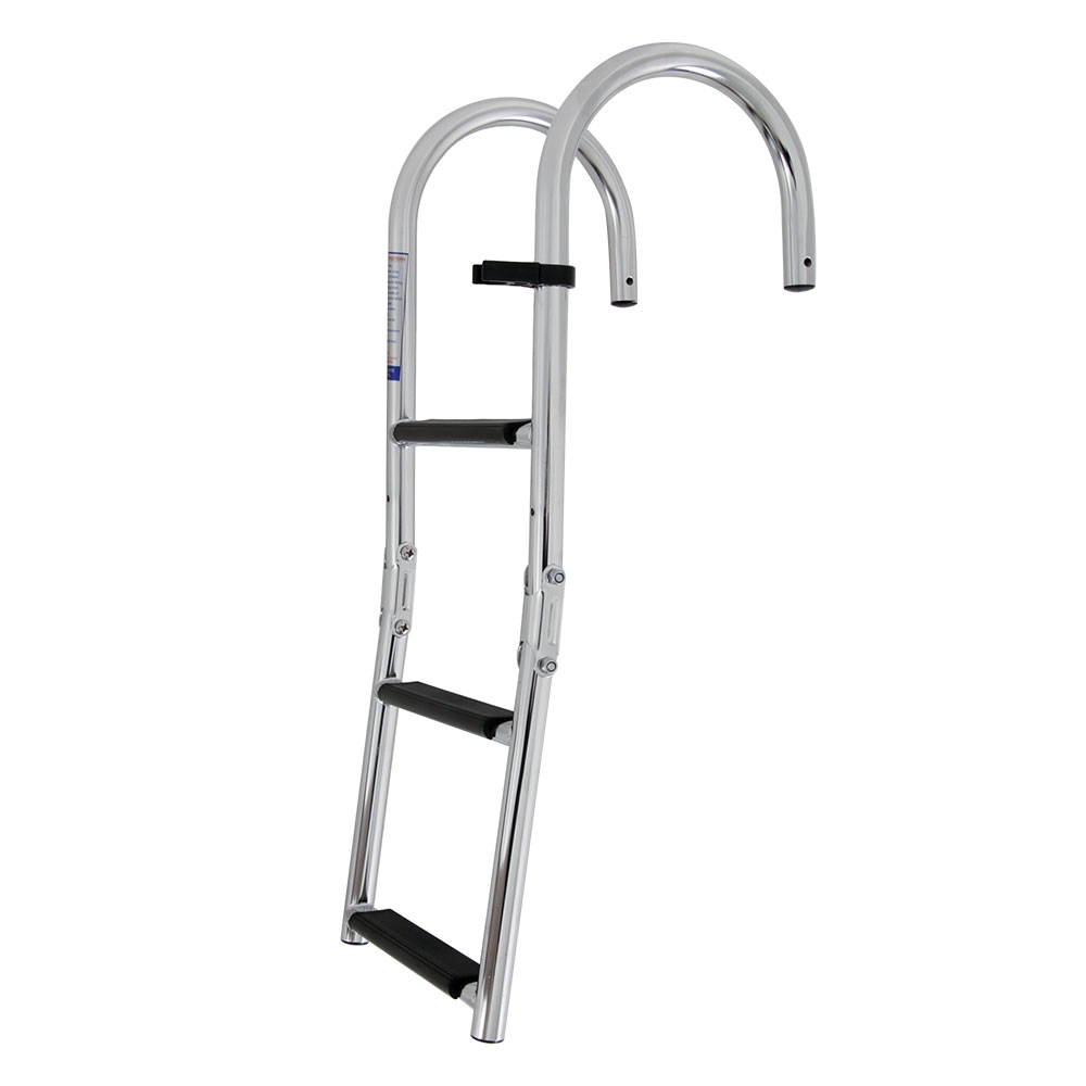 V-Quipment 3-Step Folding Boarding Ladder Deck Mount