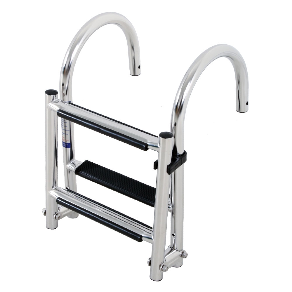 V-Quipment 3-Step Folding Boarding Ladder Deck Mount