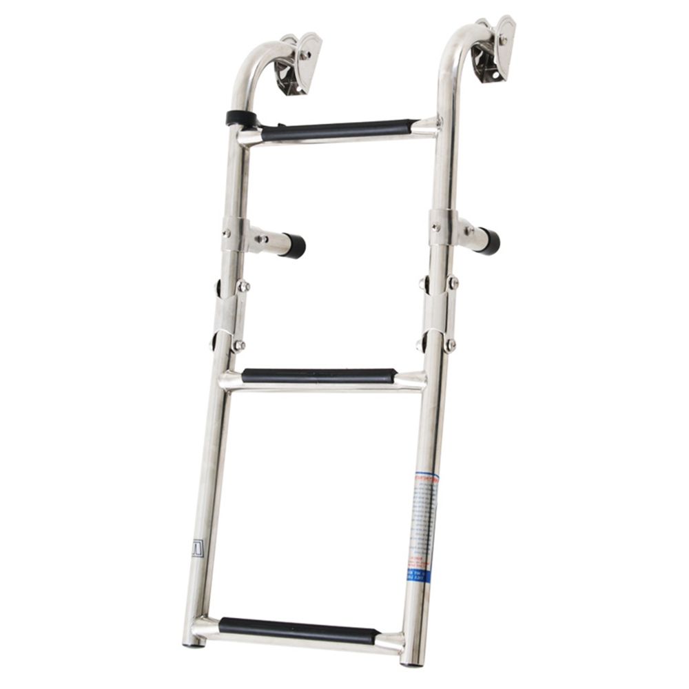 V-Quipment 3-Step Folding Boarding Ladder Transom Mount
