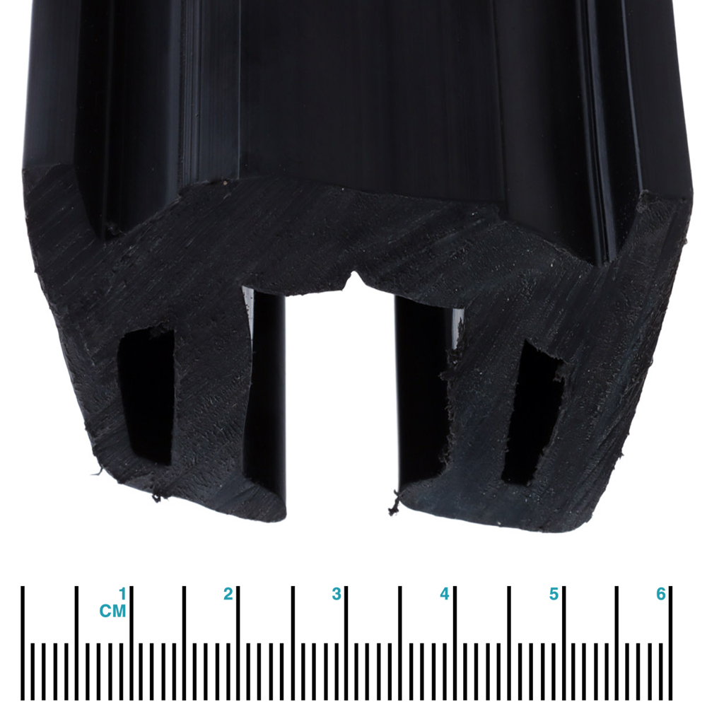 V-Quipment TRAP6038 Vinyl Rubbing Strake 60x38mm Per Metre Dark Grey 20m