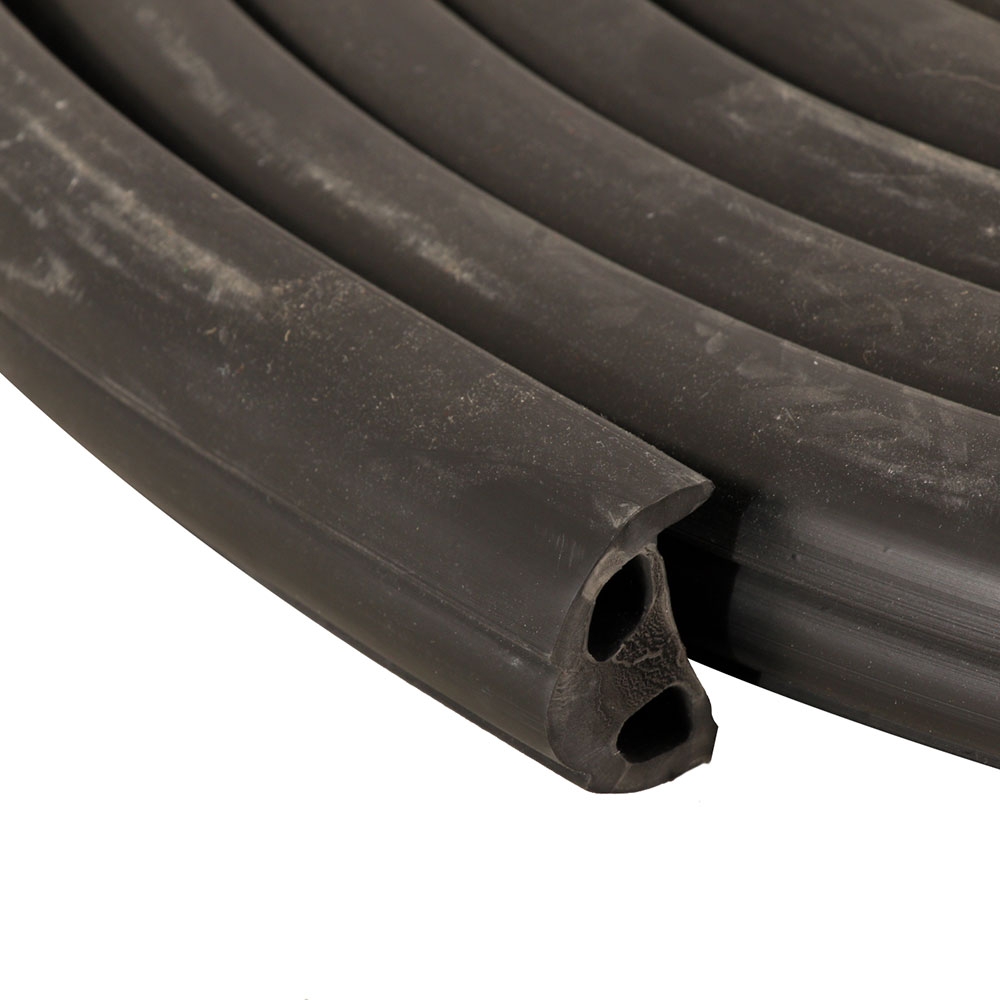 V-Quipment POLY-S Vinyl Rubbing Strake 40x31mm Per Metre Dark Grey