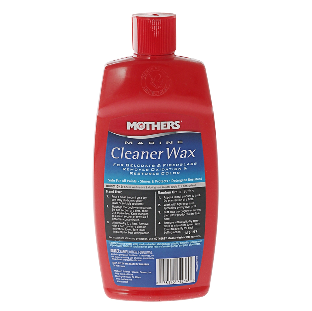 Mothers Marine Cleaner Wax 473ml