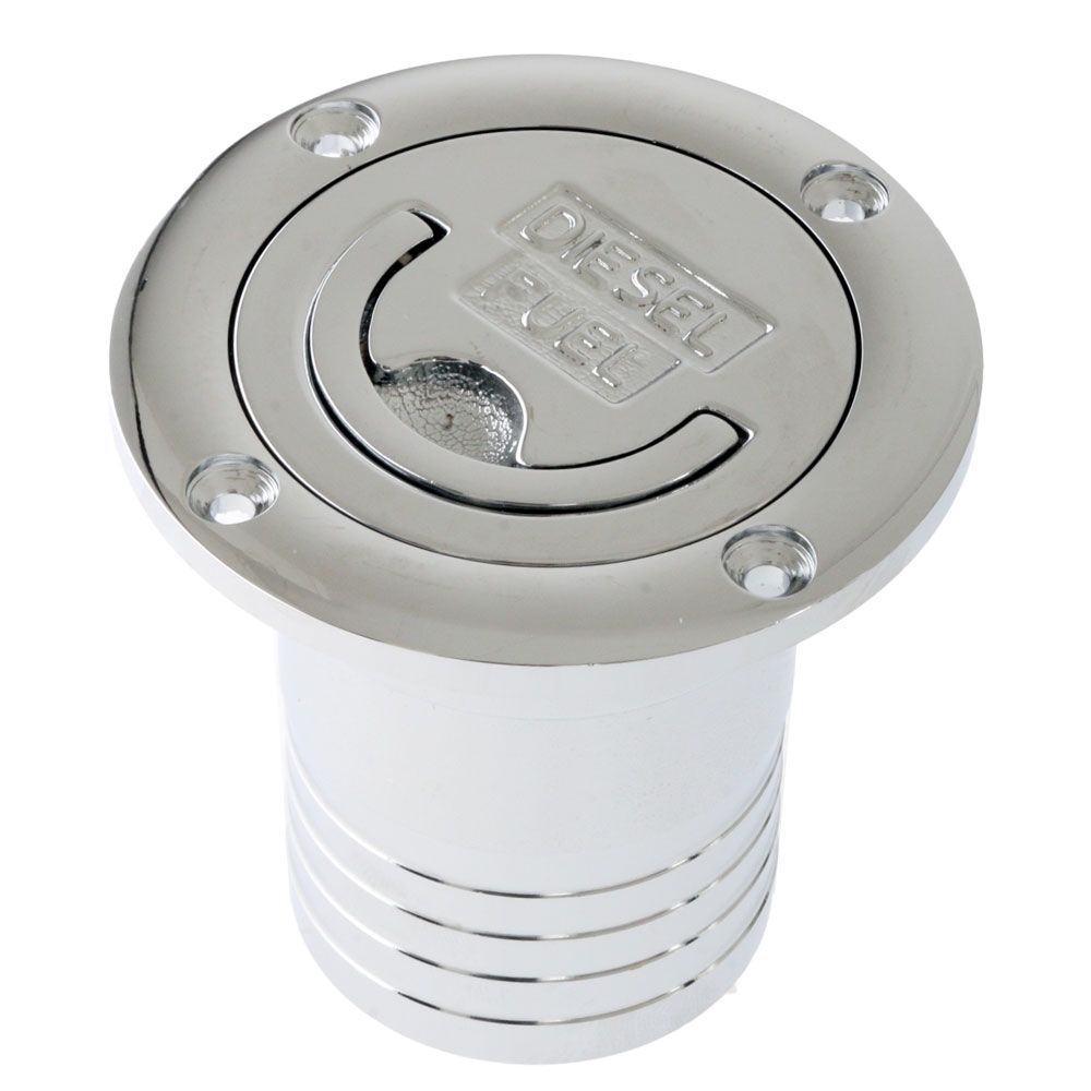 V-Quipment Chrome Fuel Filler Cap for 51mm Diameter Hose