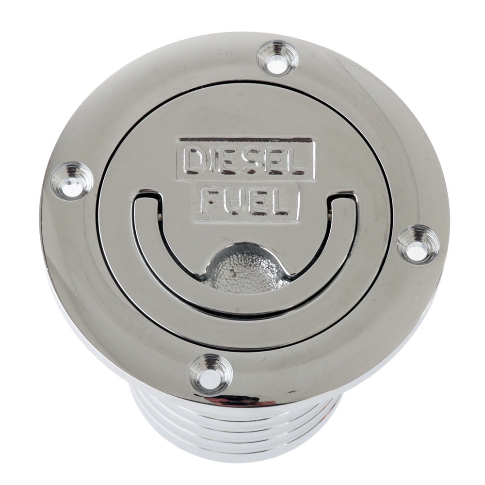 V-Quipment Chrome Fuel Filler Cap for 51mm Diameter Hose