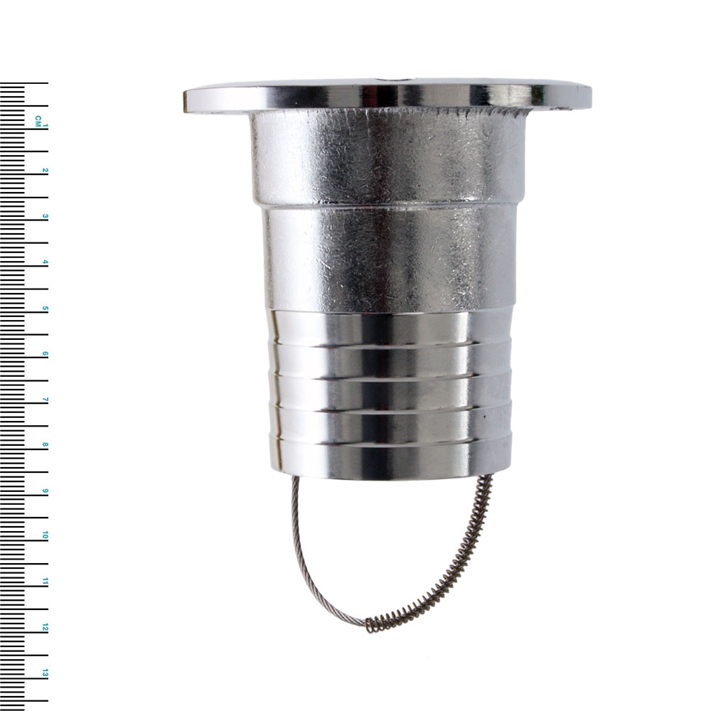 V-Quipment Chrome Fuel Filler Cap for 51mm Diameter Hose