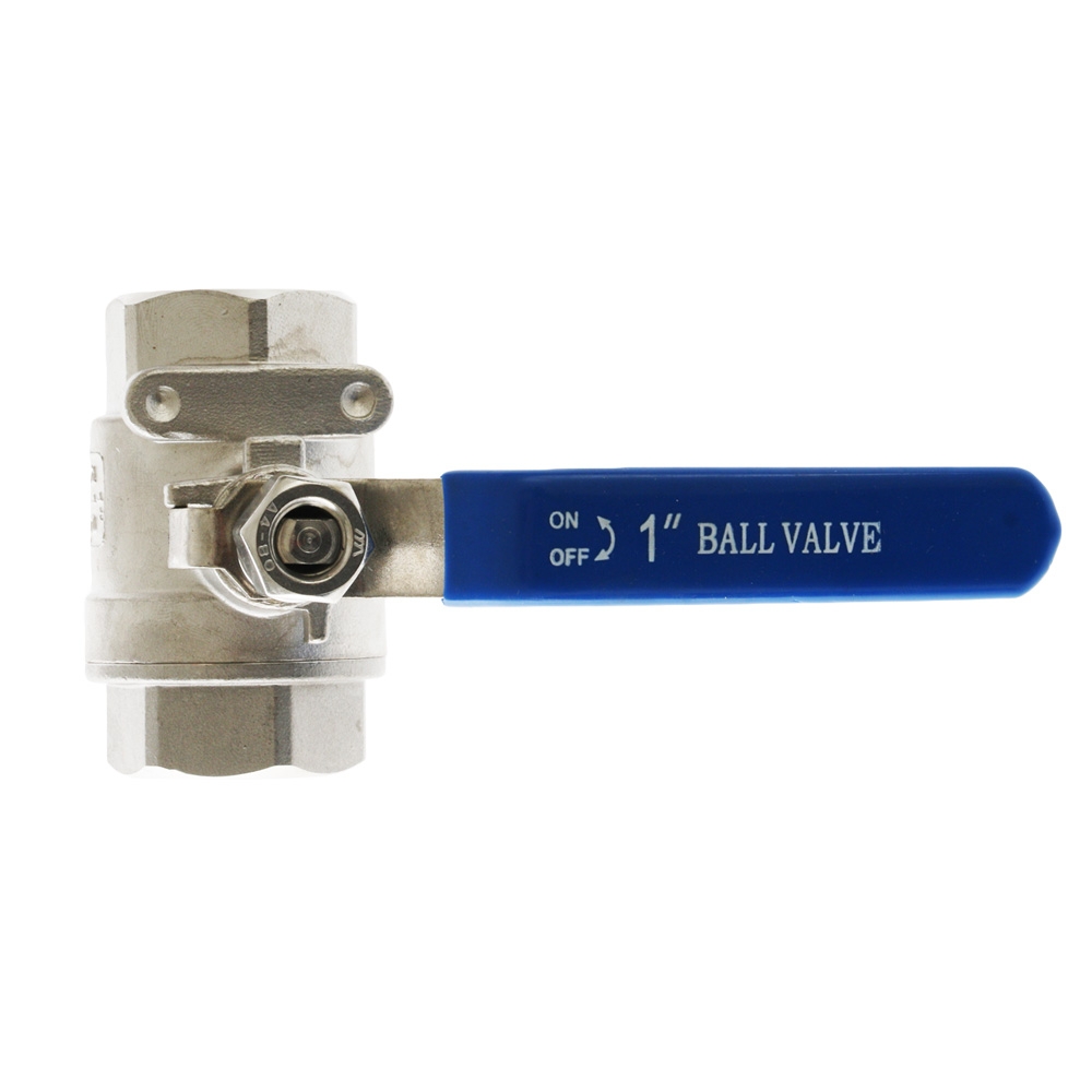 V-Quipment Stainless Steel Ball Valve 1in G-Thread