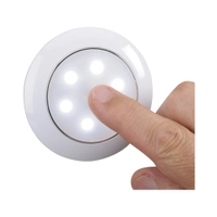 NARVA Saturn Dual Colour 12v LED Interior Lamp with Touch Switch - White Housing 75mm Thumbnail NARVA Saturn Dual Colour 12v LED Interior Lamp with Touch Switch - White Housing 75mm