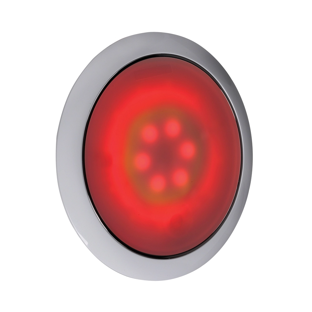 NARVA Saturn Dual Colour 12v LED Interior Lamp with Touch Switch - White Housing 130mm  NARVA Saturn Dual Colour 12v LED Interior Lamp with Touch Switch - White Housing 130mm