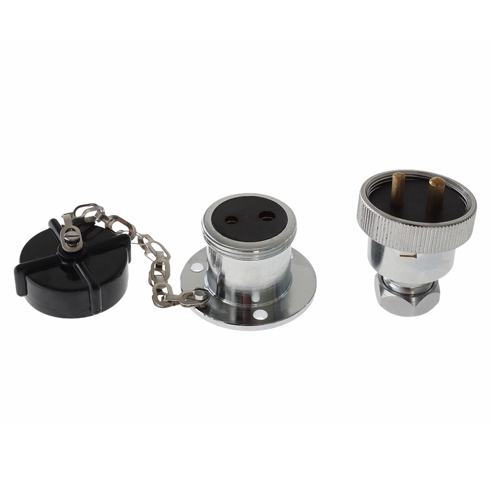V-Quipment Watertight Plug and Socket with 2 Pins Large Model