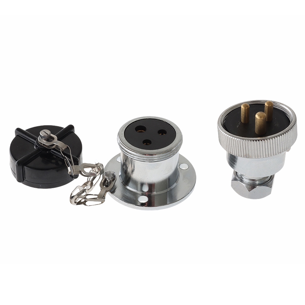 V-Quipment Watertight Plug and Socket with 3 Pins Large Model