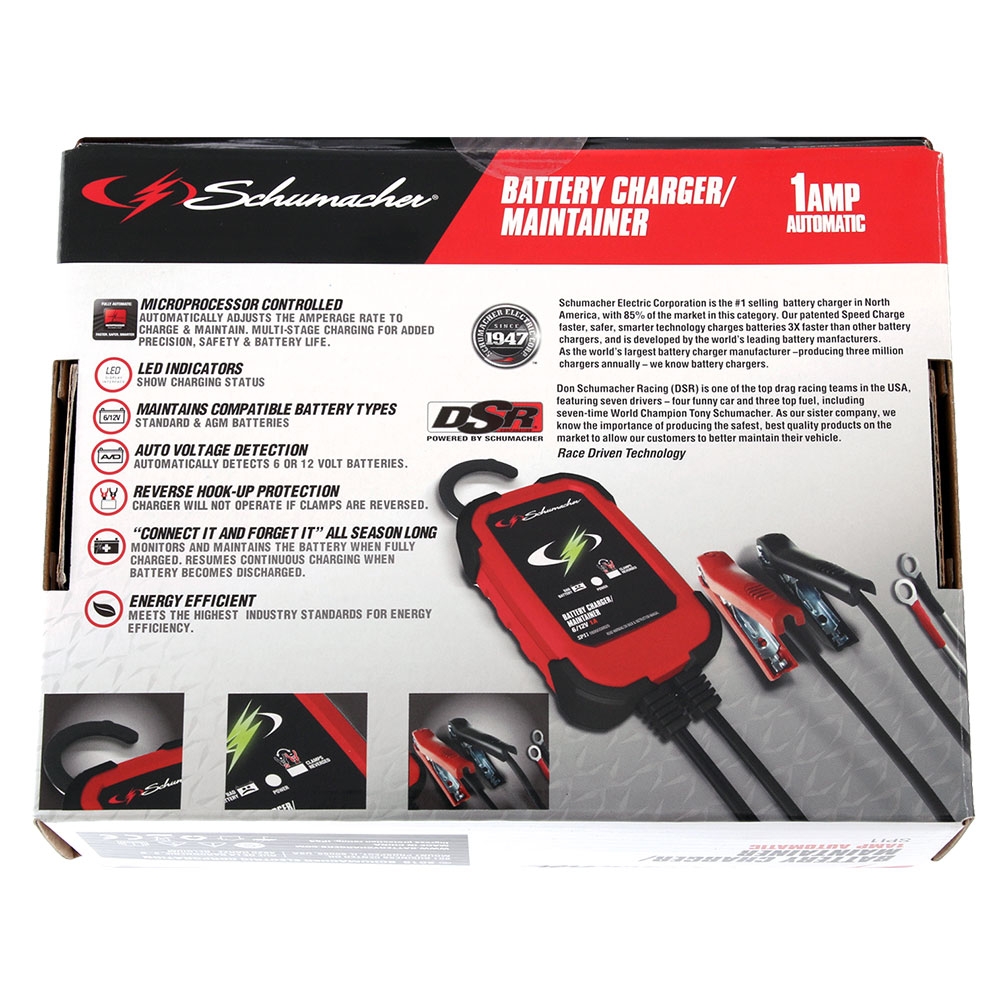Schumacher Electric SPI1 1A Battery Charger Maintainer
