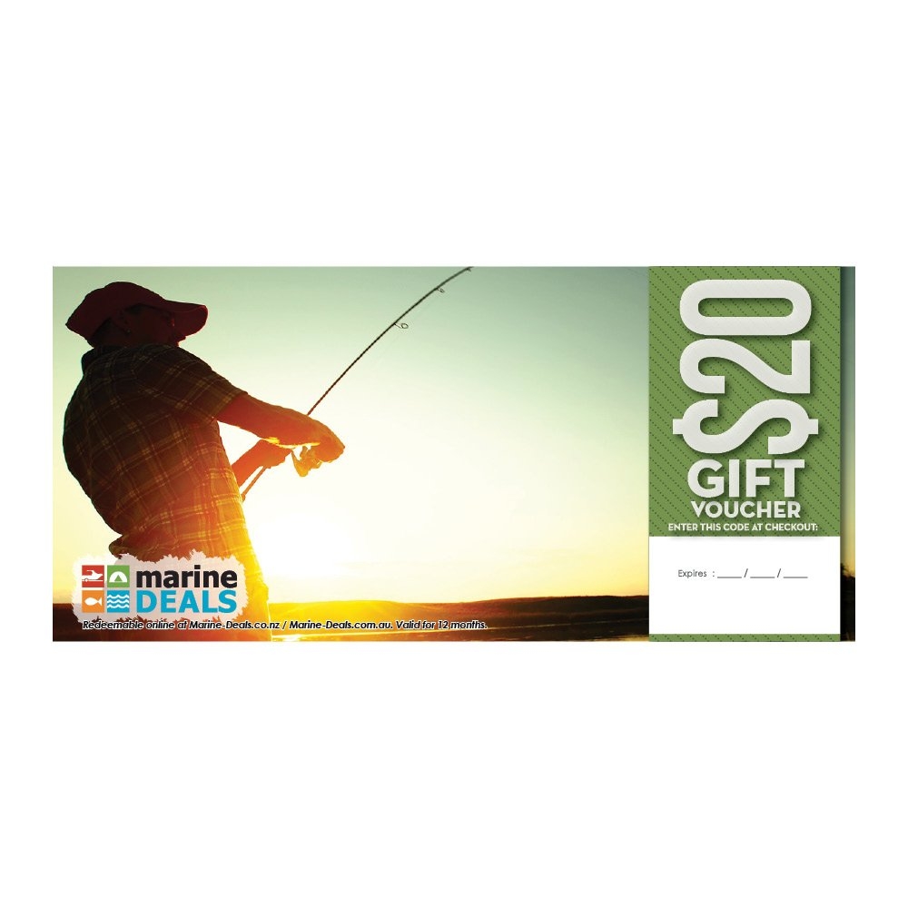 Marine Deals $20 Gift Voucher with Sleeve - Tight Lines