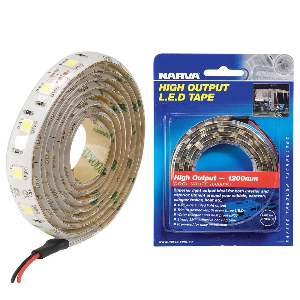 NARVA Flexible LED Tape High Output Cool White 12V 6000K