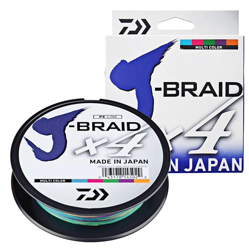 Daiwa X4 J-Braid Multi-Colour 300m Daiwa X4 J-Braid Multi-Colour 300m