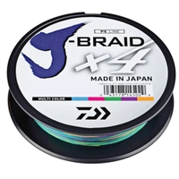 Daiwa J-Braid X4 Multi-Colour 300m 30lb Thumbnail Daiwa J-Braid X4 Multi-Colour 300m 30lb