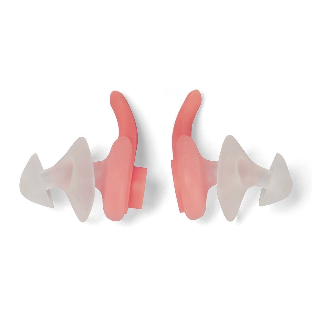 Speedo Biofuse Earplug Clear/Fluro Tangerine