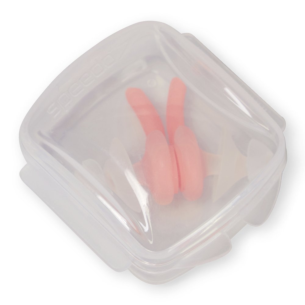 Speedo Biofuse Earplug Clear/Fluro Tangerine