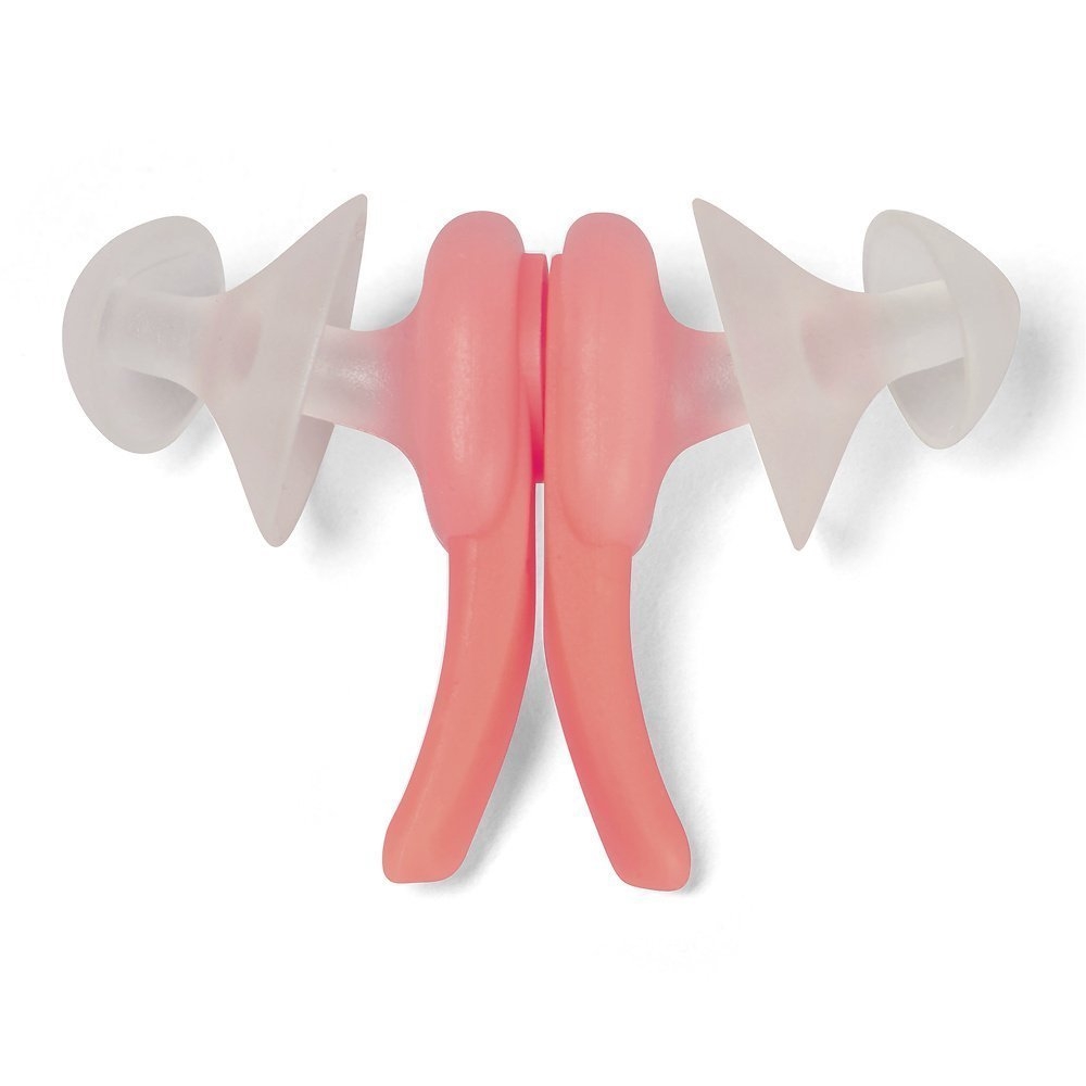 Speedo Biofuse Earplug Clear/Fluro Tangerine
