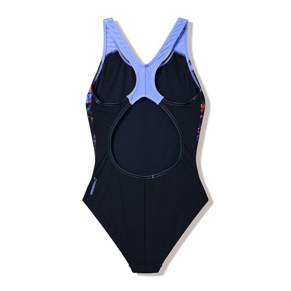 Speedo Engineered Print Splashback Junior Girls One Piece Swimwear