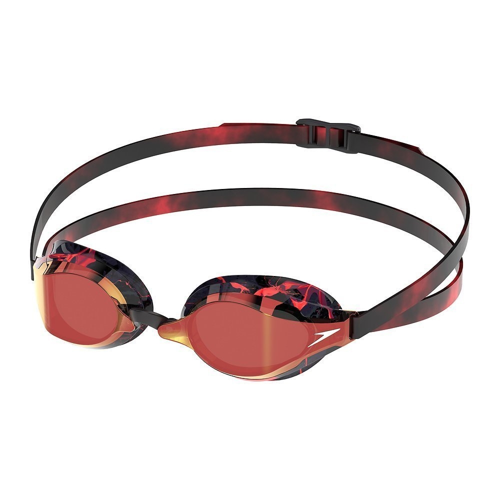 Speedo Fastskin Speedsocket 2 Mirror Swimming Goggles Splatter/Smoke/Crimson