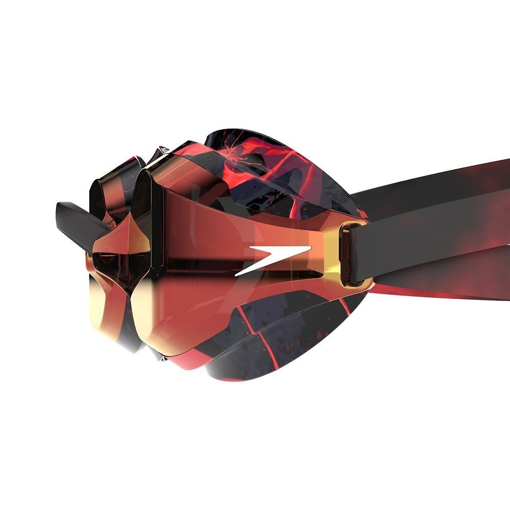 Speedo Fastskin Speedsocket 2 Mirror Swimming Goggles Splatter/Smoke/Crimson