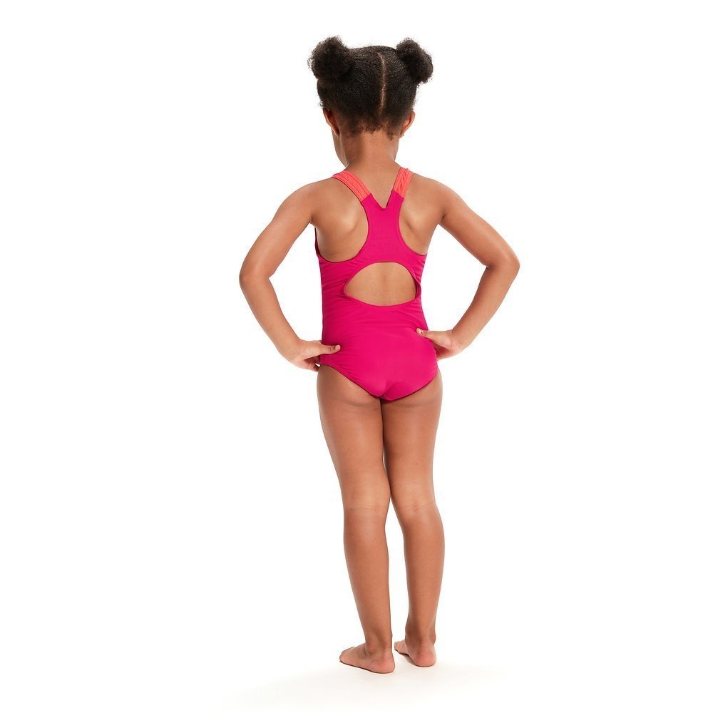 Speedo Learn To Swim Medalist Toddler Girls One Piece