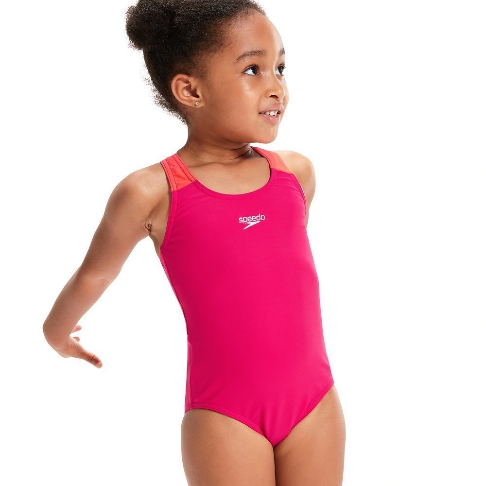 Speedo Learn To Swim Medalist Toddler Girls One Piece