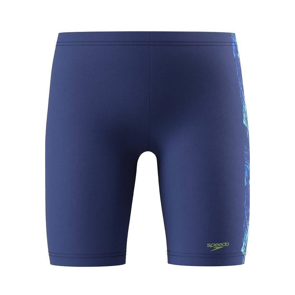 Speedo Print Panel Junior Boys Swim Jammer