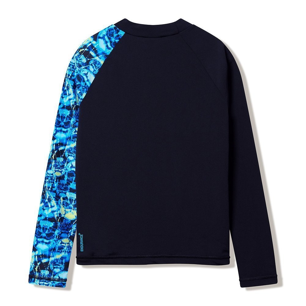Speedo Print UPF40+ Junior Boys Long Sleeve Rash Guard
