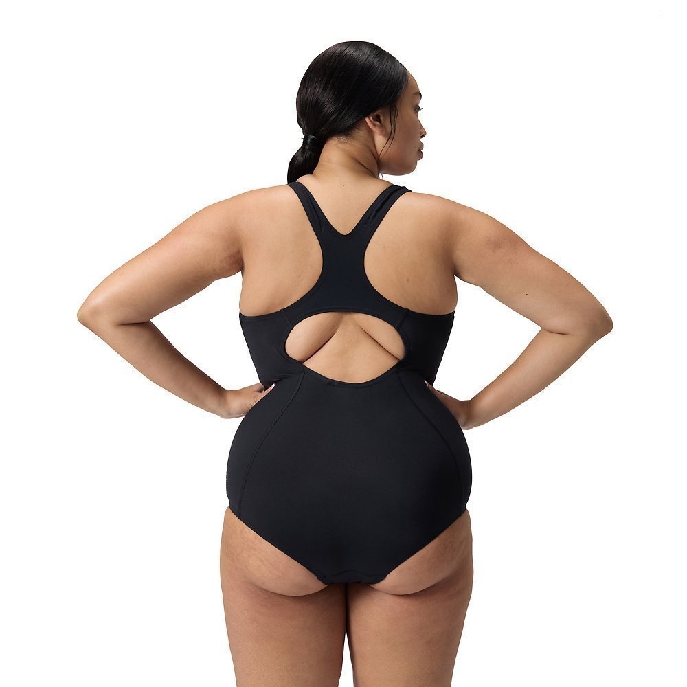 Speedo Endurance+ Medalist 1-Piece Womens Plus Size Swimsuit