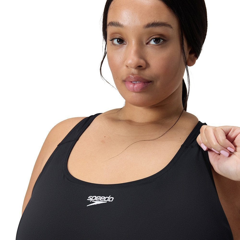 Speedo Endurance+ Medalist 1-Piece Womens Plus Size Swimsuit