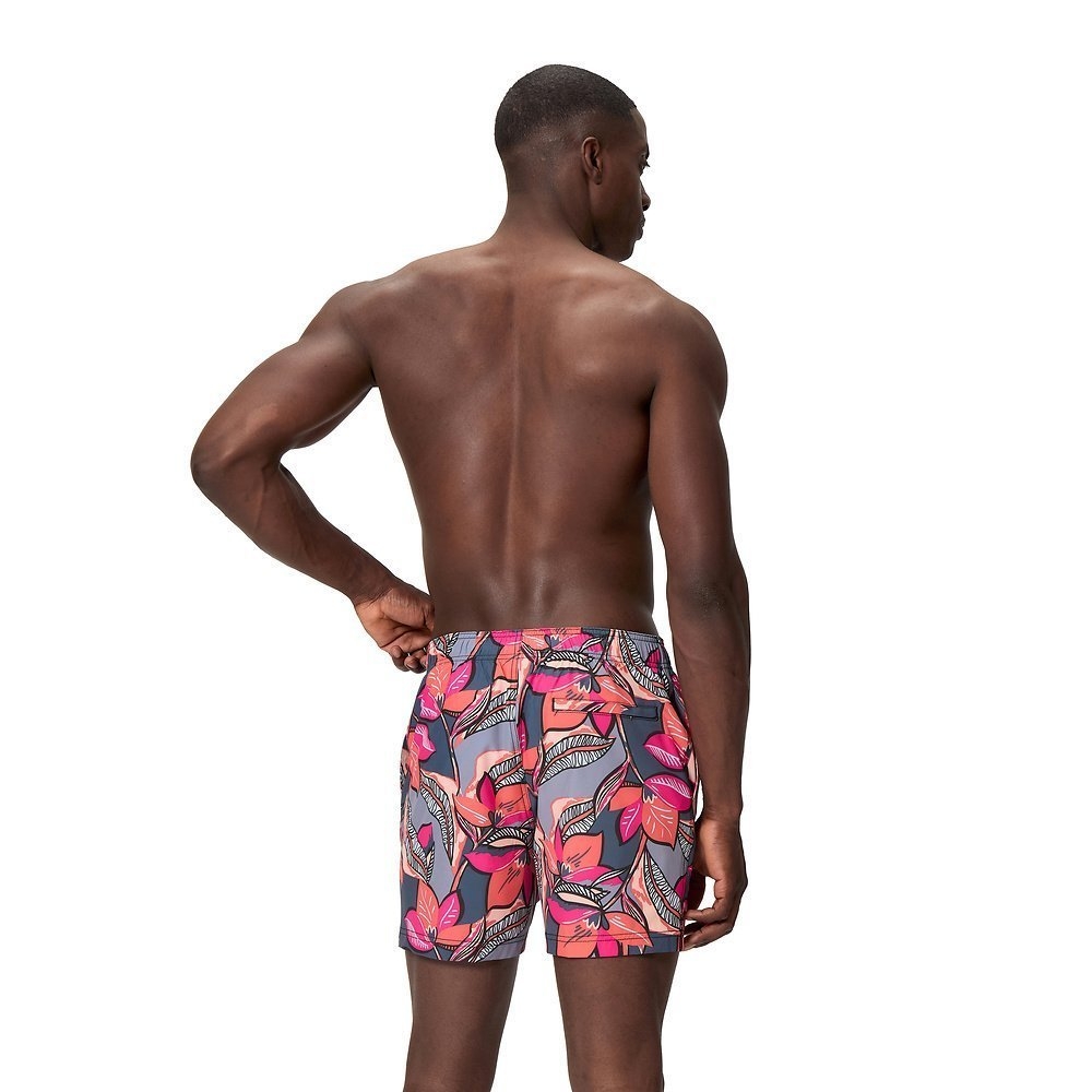 Speedo Print Redondo Edge Volley Mens Swim Shorts 16in