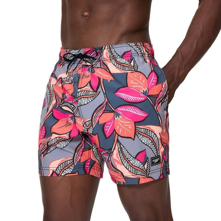 Speedo Print Redondo Edge Volley Mens Swim Shorts 16in