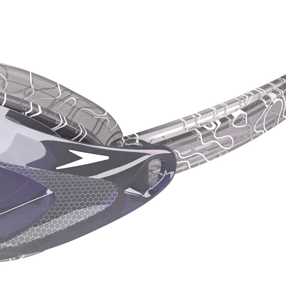 Speedo Vanquisher 3.0 Womens Swimming Goggles Mirrored Nimbus/Ultraviolet/Silver