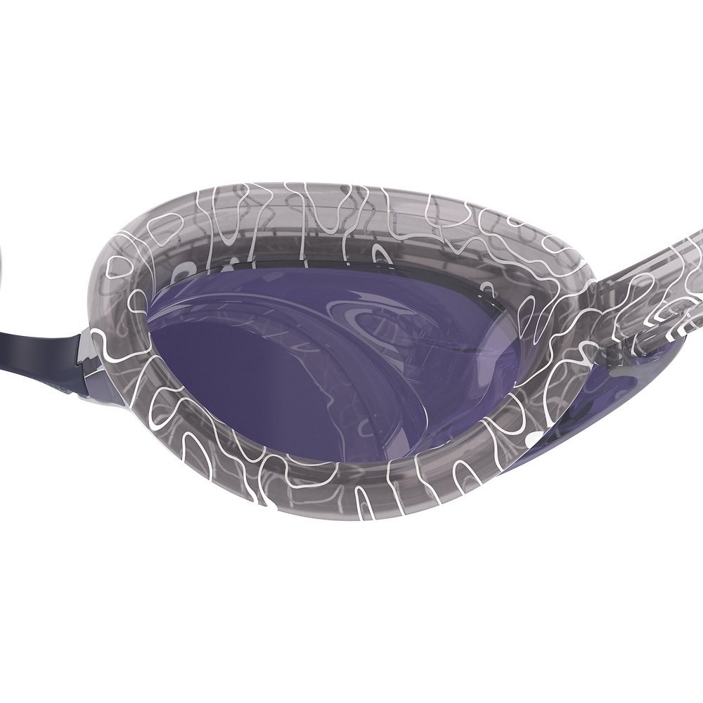 Speedo Vanquisher 3.0 Womens Swimming Goggles Mirrored Nimbus/Ultraviolet/Silver