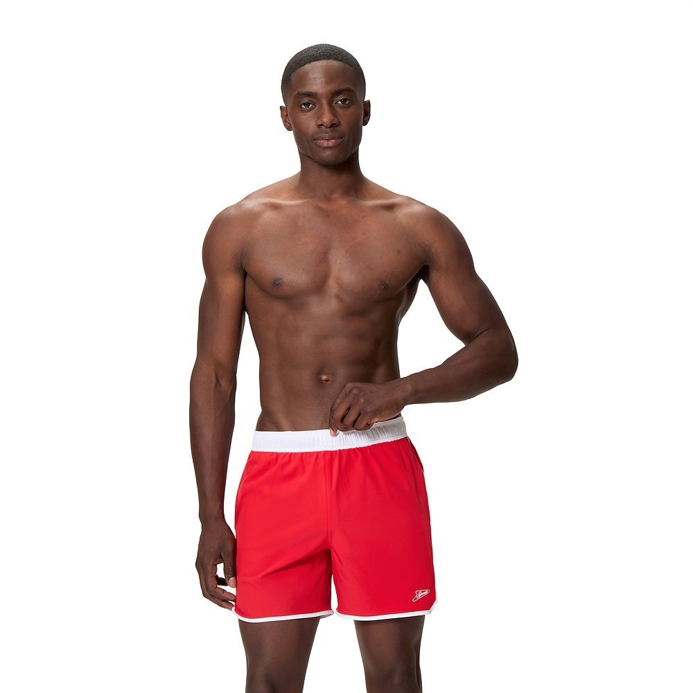 Speedo Mens Solid Logo Volley Swim Shorts 16in