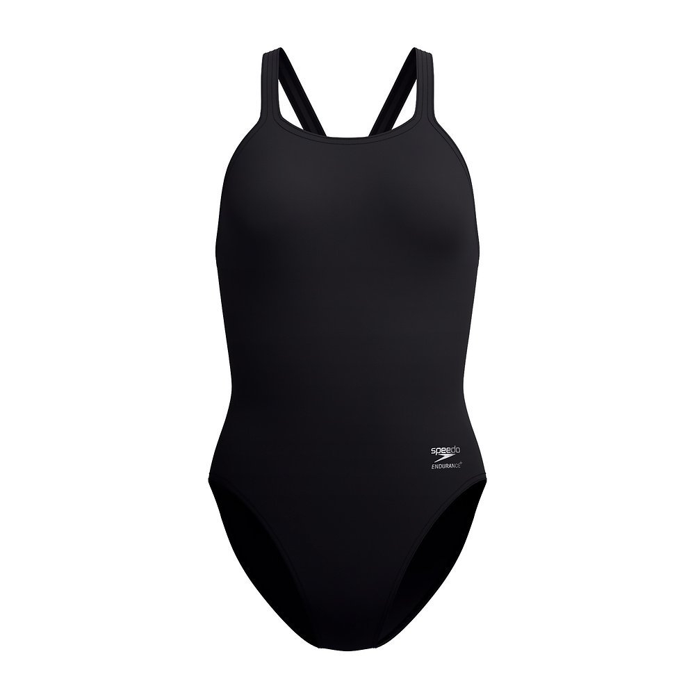 Speedo Solid Leaderback Womens One Piece Swimsuit