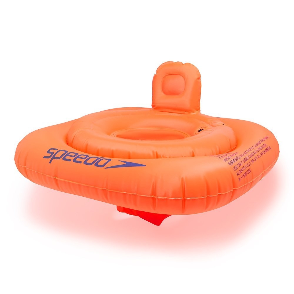 Speedo Seasquad Inflatable Swim Seat Orange 0-1 Years