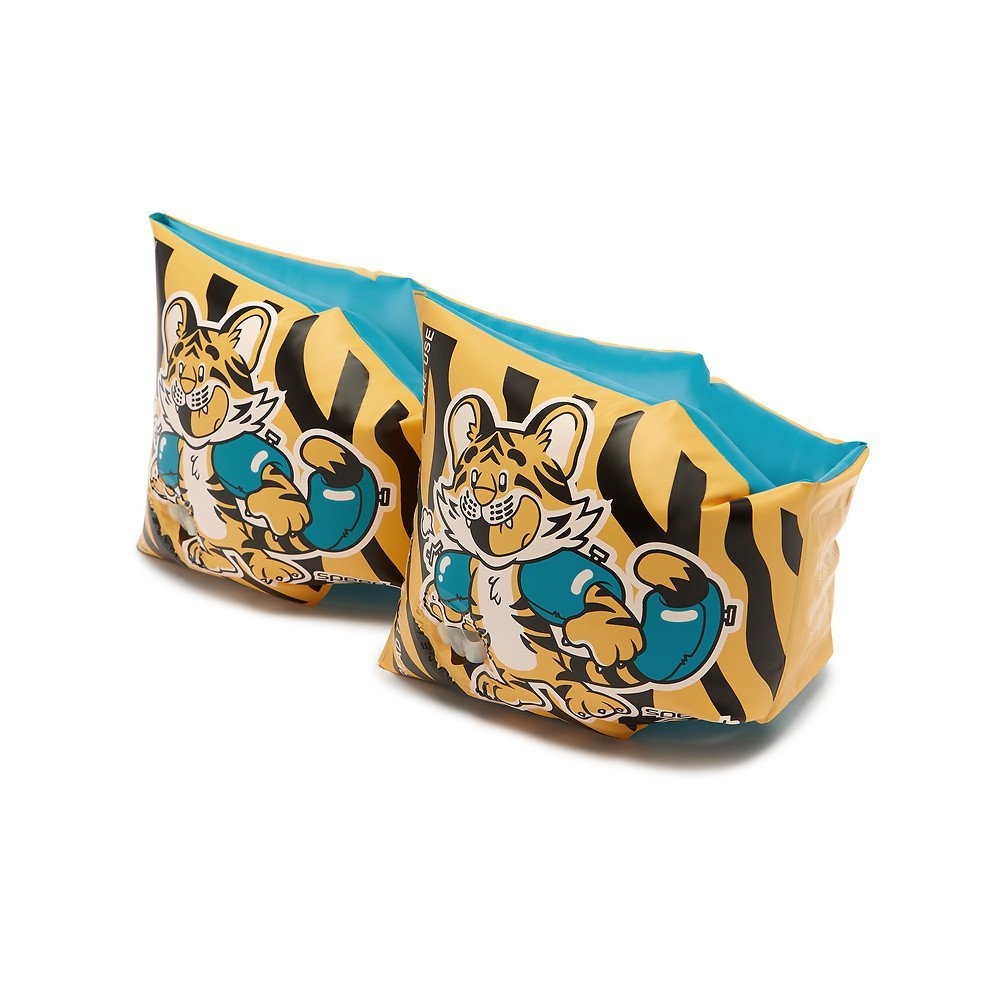 Speedo Character Printed Armbands Aanadi Orange/Aquarium/Black