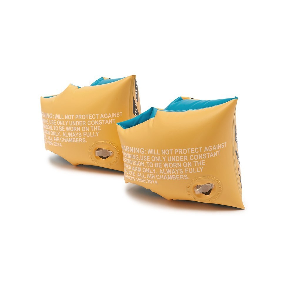 Speedo Character Printed Armbands Aanadi Orange/Aquarium/Black
